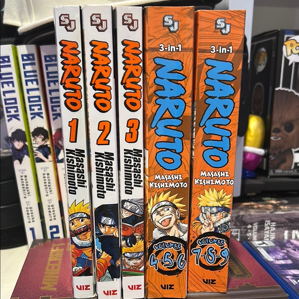 Naruto 3-in-1 Edition Manga Set - Orange